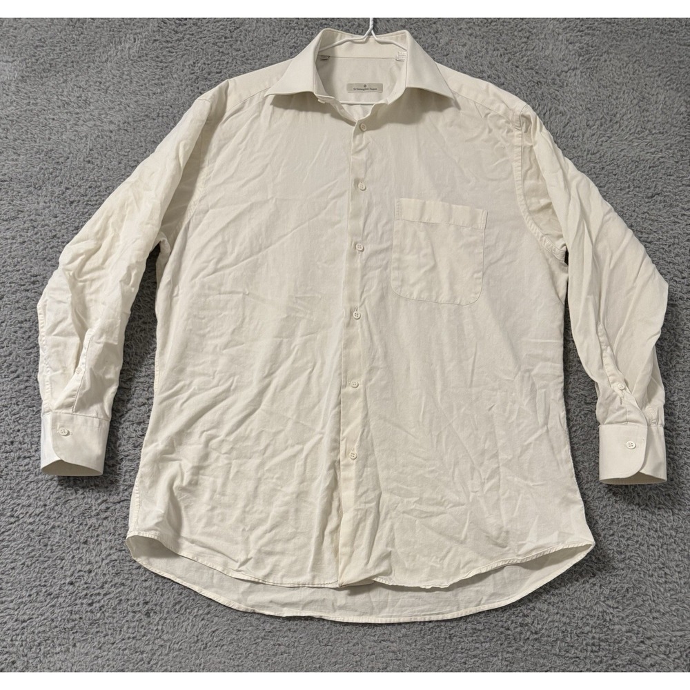 Ermenegildo Zegna Shirt‎ 41 16 Button Up Long Sleeve Men Dress Business